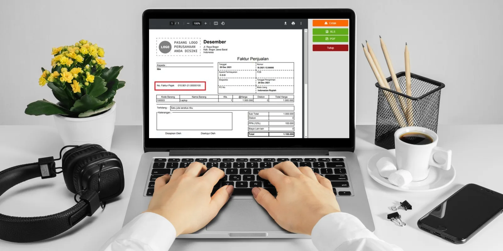 Cara Menampilkan Nomor Faktur Pajak di Accurate Online