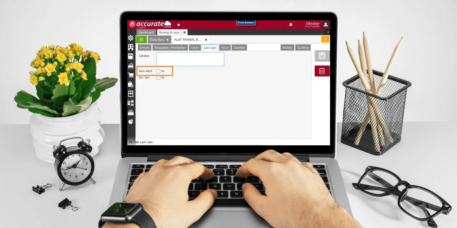 Cara Menonaktifkan Barang dan Jasa pada Accurate Online